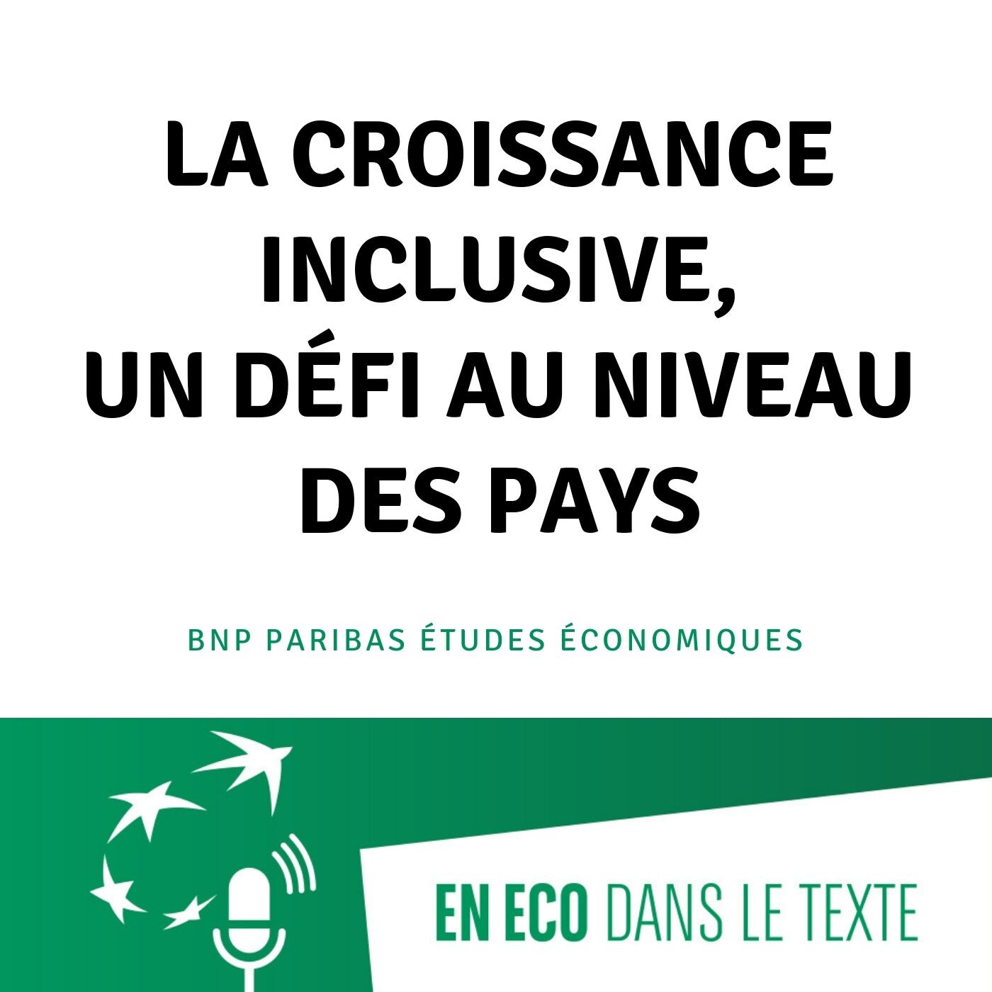 #02 - La croissance inclusive, un défi au niveau des pays episode artwork
