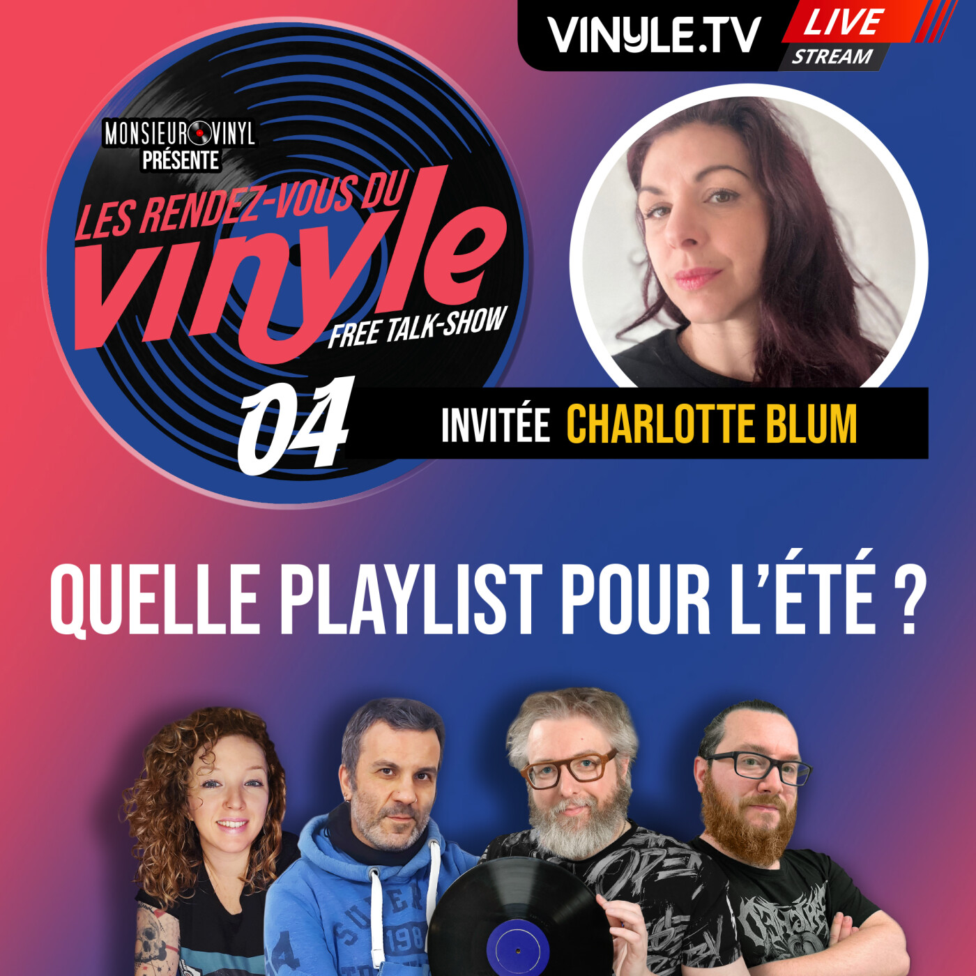 🎵☎️ Les RENDEZ-VOUS du VINYLE #04 | avec CHARLOTTE BLUM | Quelle playlist pour l'été ? episode artwork