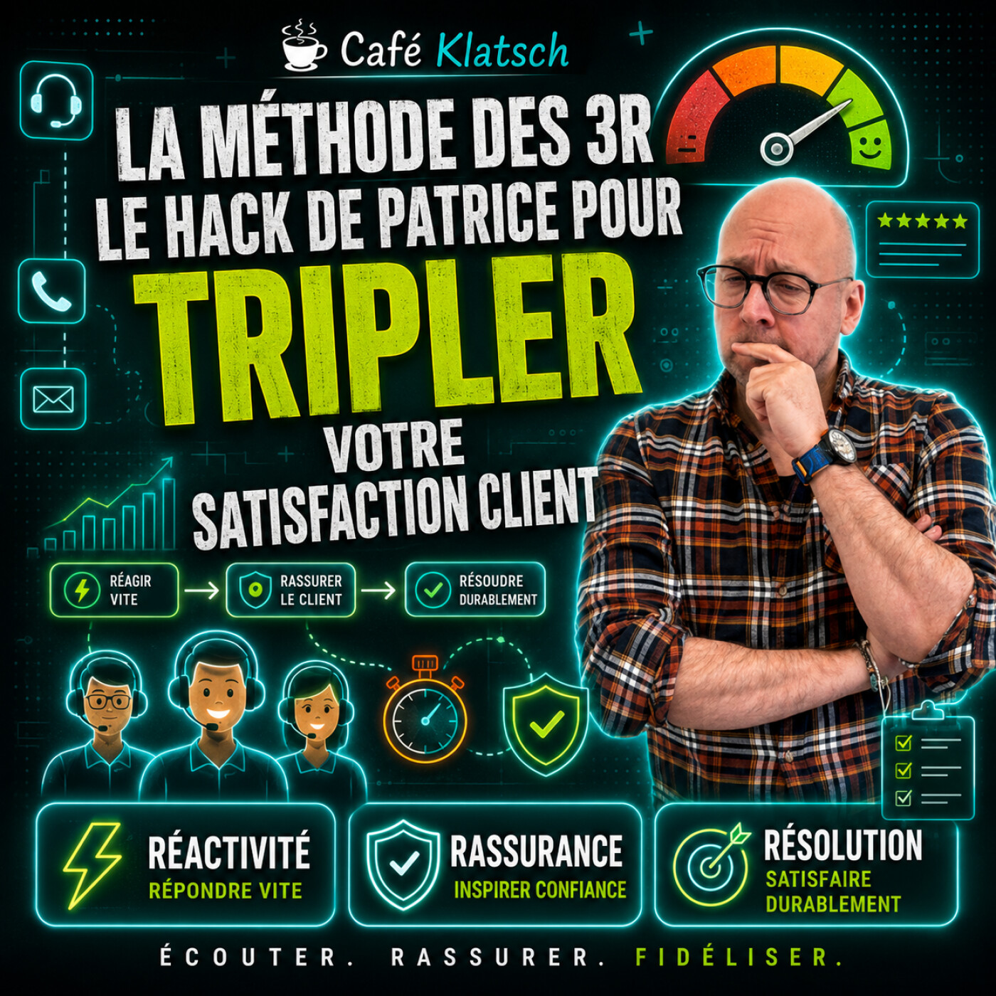La méthode des 3R : le hack de Patrice pour tripler votre satisfaction client