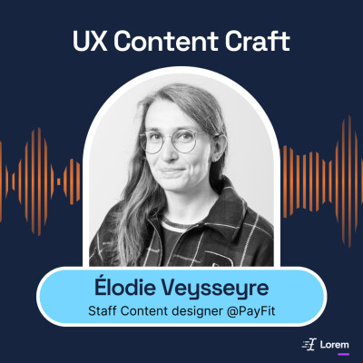 42. Content design x IA : cas d'usage chez PayFit | Élodie Veysseyre, Staff Content Designer cover