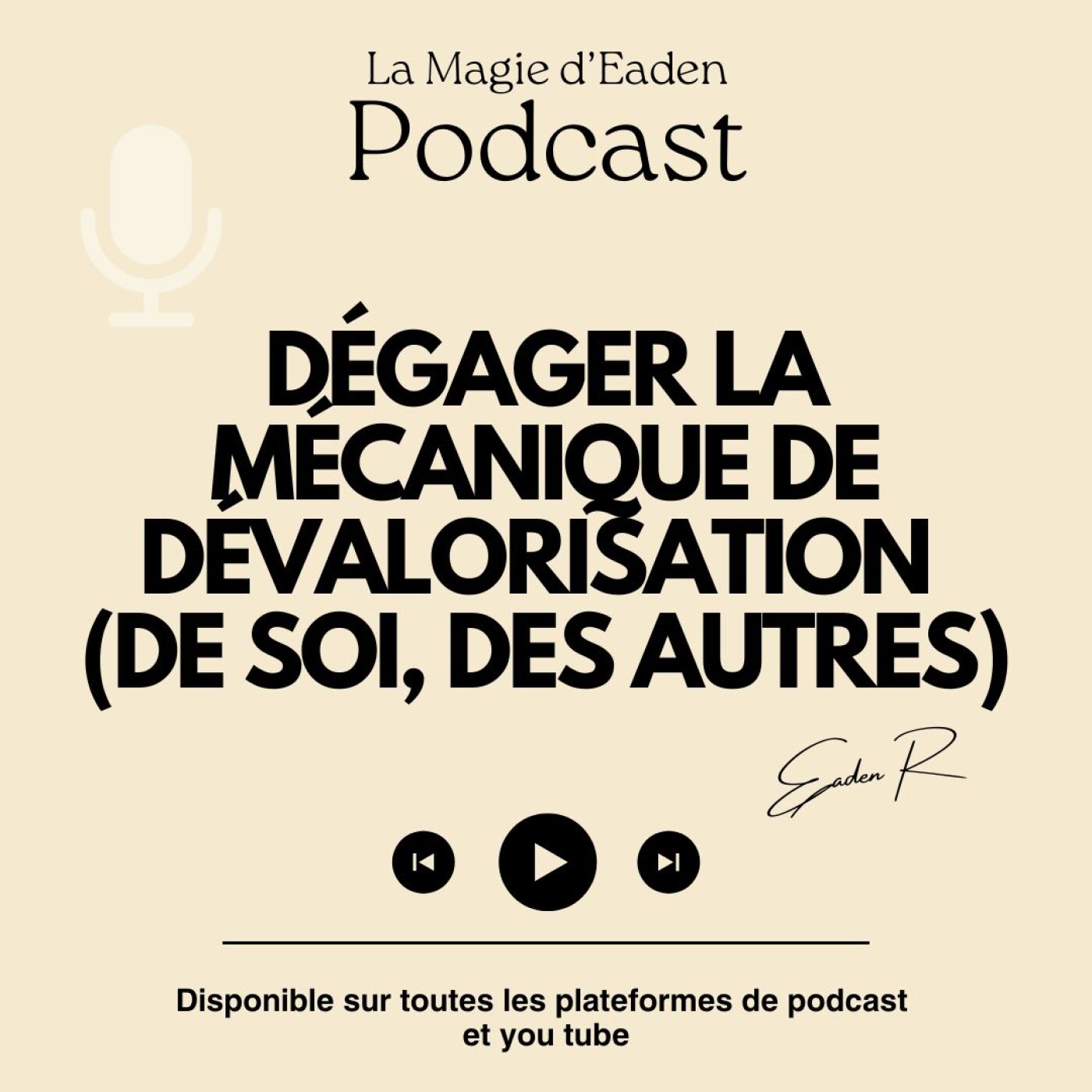 Dégager la mécanique de dévalorisation (de soi, des autres)