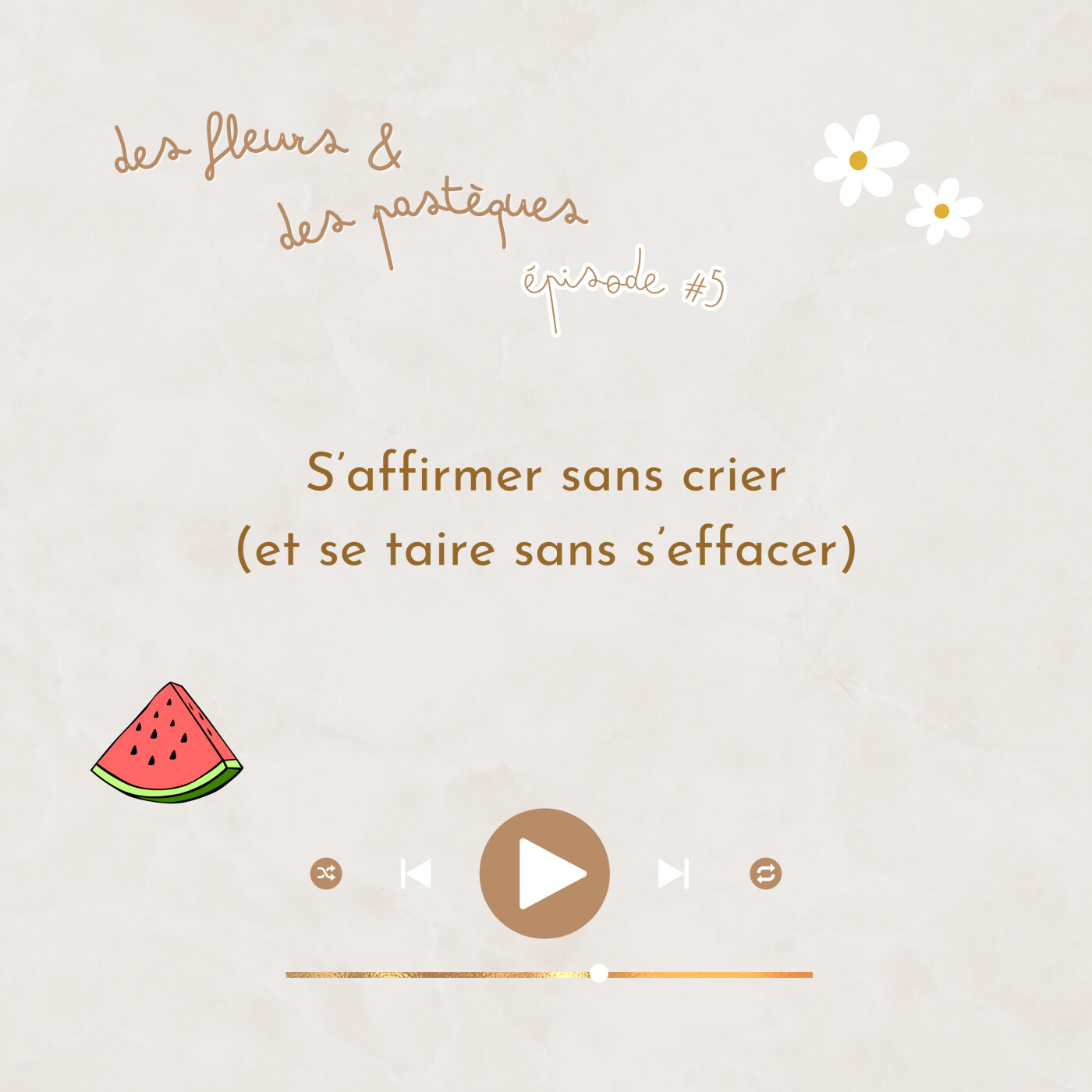 Des fleurs et des pastèques