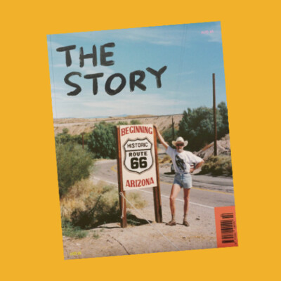 Stories about storytelling in The Story magazine cover