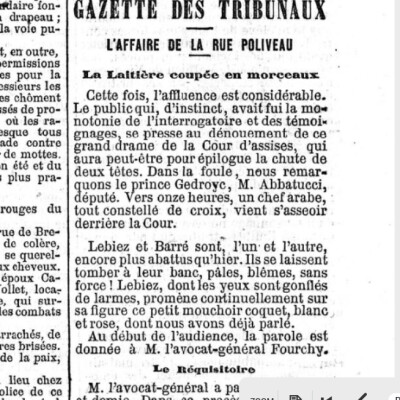 Sale Affaire : La laitière coupée en morceaux cover