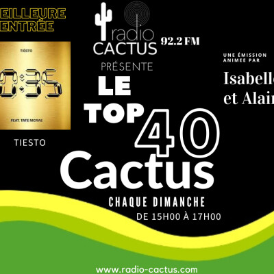 Top 40 Cactus du 02 juillet 2023. cover