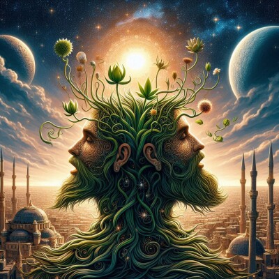 A quels mondes les cheveux de tes pensées sont-ils reliés? - Archange Raphaël Psaume 155 cover