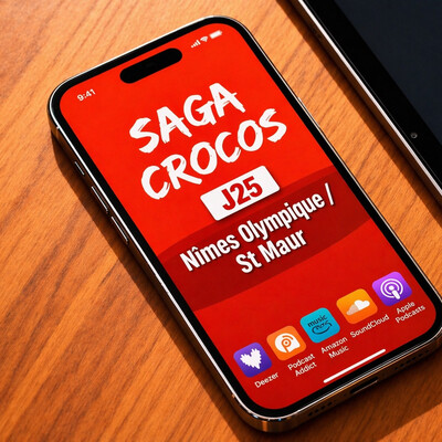 Episode 274 -SagaCrocos - Nîmes Olympique / Saint Maur J25 cover