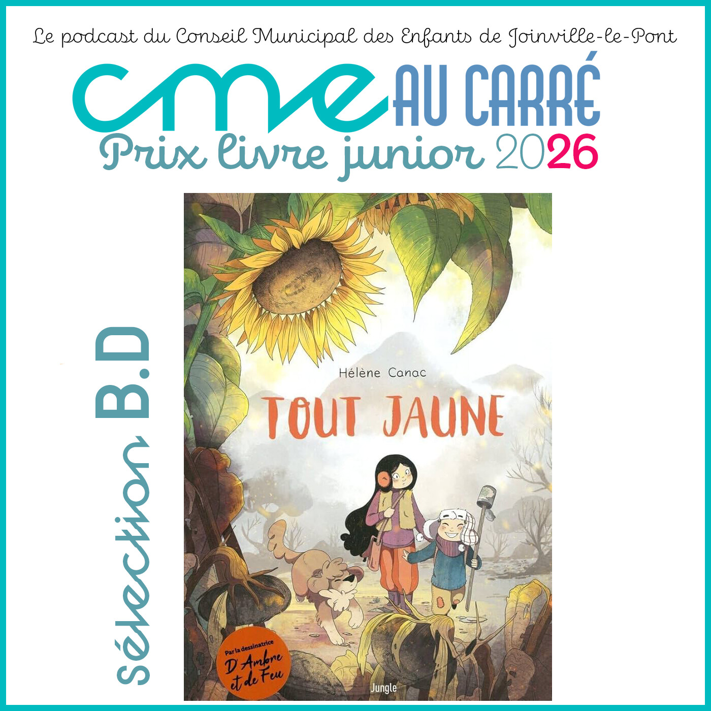 CME au carré - Des enfants et des livres 2026 - On nous parle du livre "Tout jaune" episode artwork