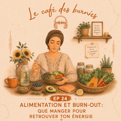 EP 24 ALIMENTATION ET BURN-OUT: que manger pour retrouver ton énergie cover