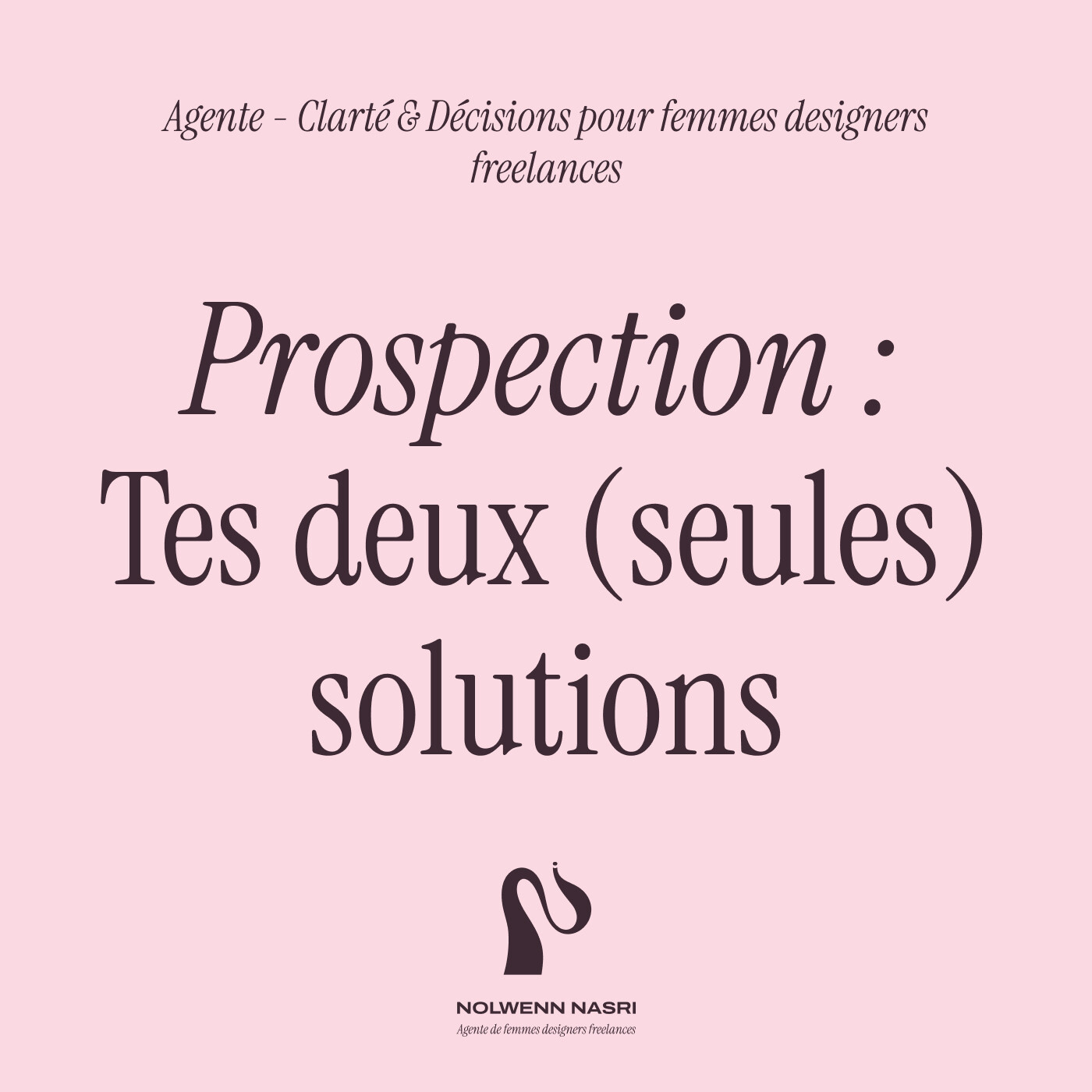 Comment te mettre à prospecter efficacement ? Tes deux (seules) solutions !