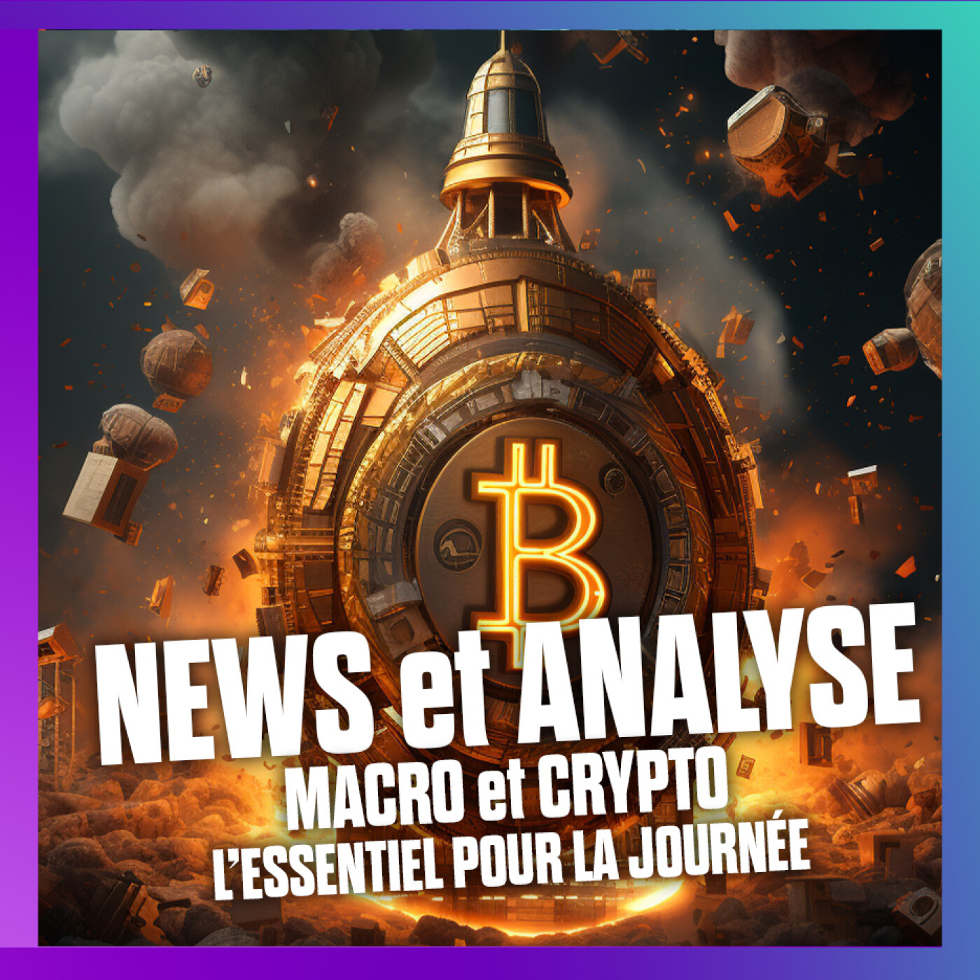 L\'essentiel des NEWS et de l\'analyse CRYPTO et MACRO