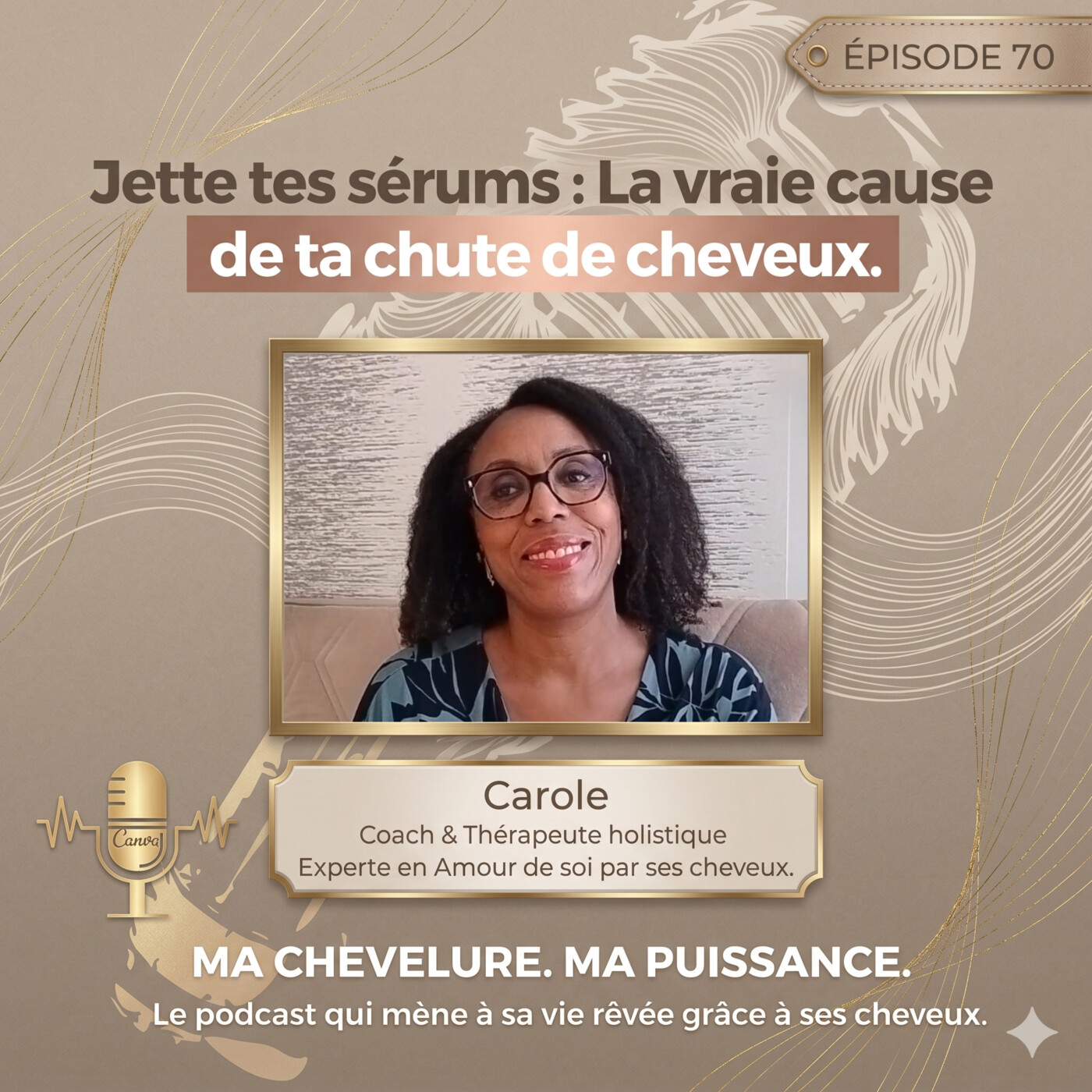 #70 : Jette tes sérums : La vraie cause de ta chute de cheveux. episode artwork