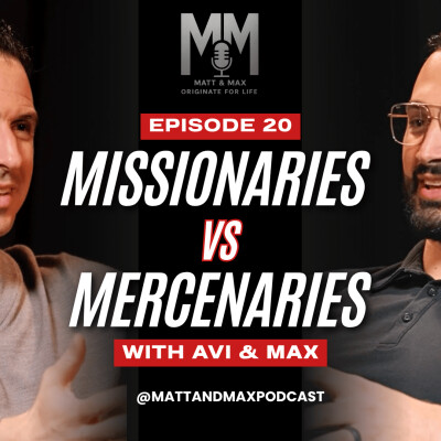 Build a Team of Missionaries, Not Mercenaries - Originate For Life Podcast Episode 20 cover