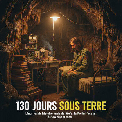 130 jours sous terre : L'incroyable histoire vraie de Stefania Follini face à l'isolement total cover