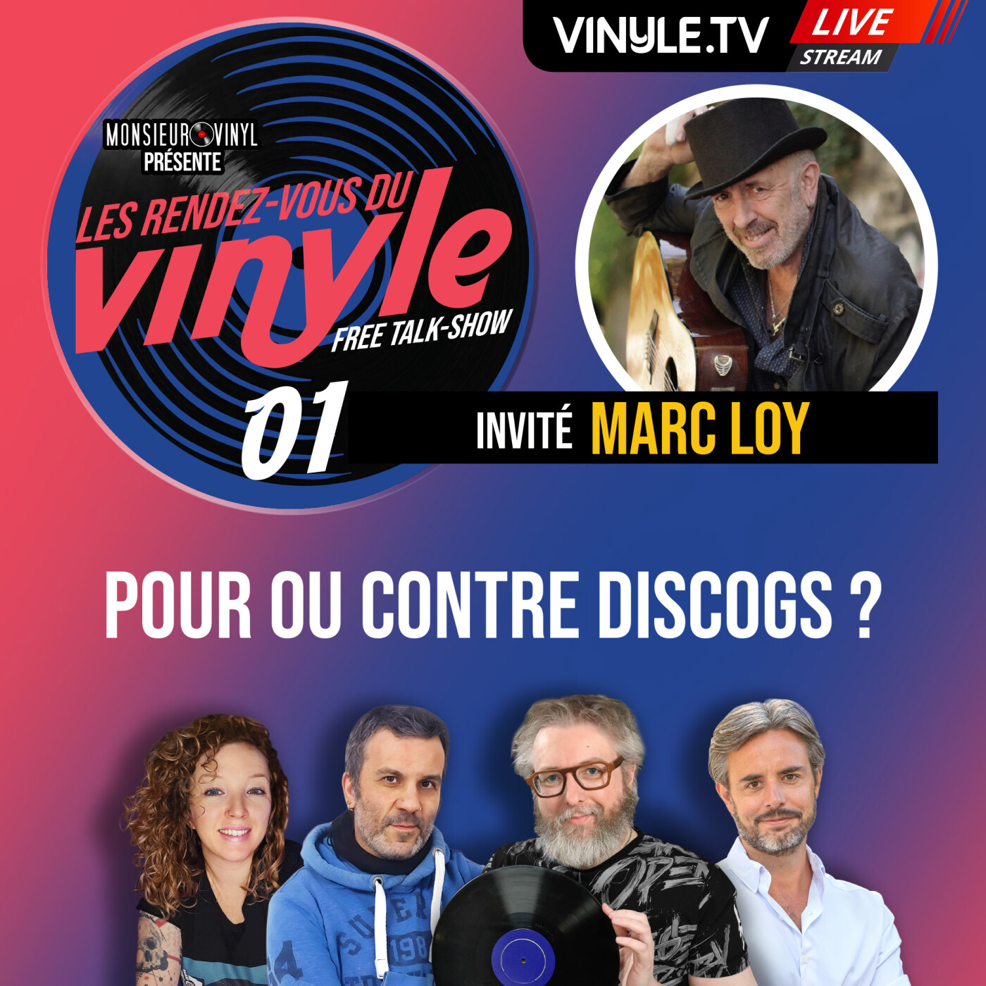 🎵☎️ Les RENDEZ-VOUS du VINYLE #01 | avec ‪MARC LOY | Pour ou contre Discogs ? episode artwork