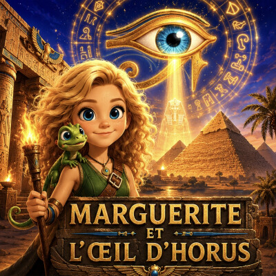 Marguerite et l'oeil d'Horus 3/4 cover