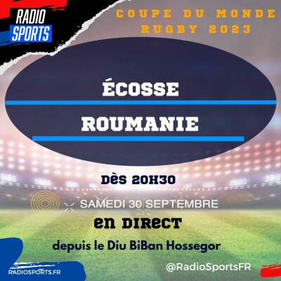ÉCOSSE v ROUMANIE, POULE B cover