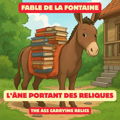 Fable de la Fontaine : L'âne portant des reliques cover