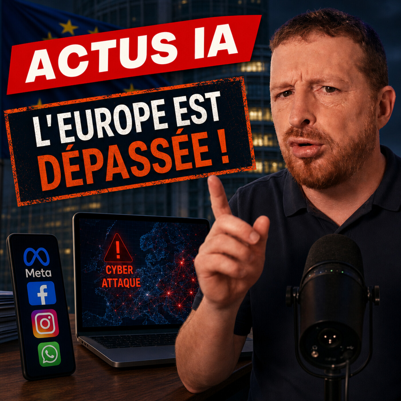 L'Europe à la ramasse sur l'IA, le cyber, les réseaux... Alerte !