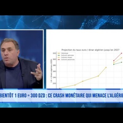 Bientôt 1 Euro = 300 DZD : ce crash monétaire qui menace l'Algérie cover