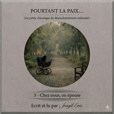 3 - CHEZ NOUS, ON EPOUSE #romanaudio #desenchante #chronique - POURTANT LA PAIX (petite chronique du désenchantement ordinaire) cover