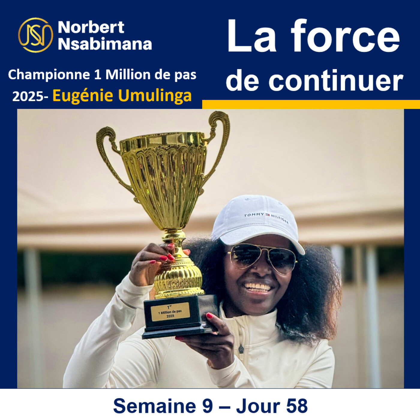 Jour 58 — Ce que ce chemin a construit en moi : une victoire intérieure, un témoignage inspirant