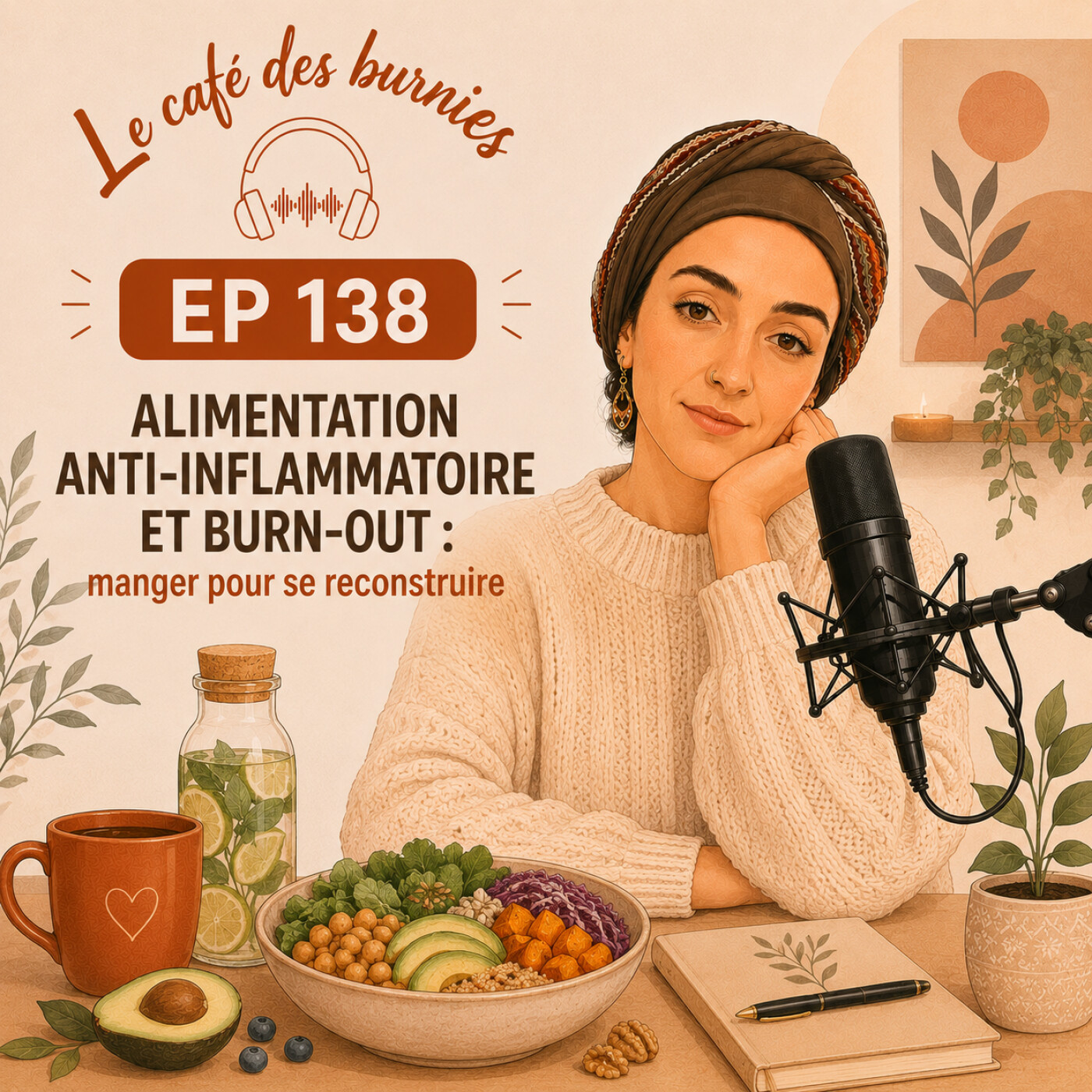 EP 138 ALIMENTATION ANTI-INFLAMMATOIRE ET BURN-OUT : manger pour se reconstruire