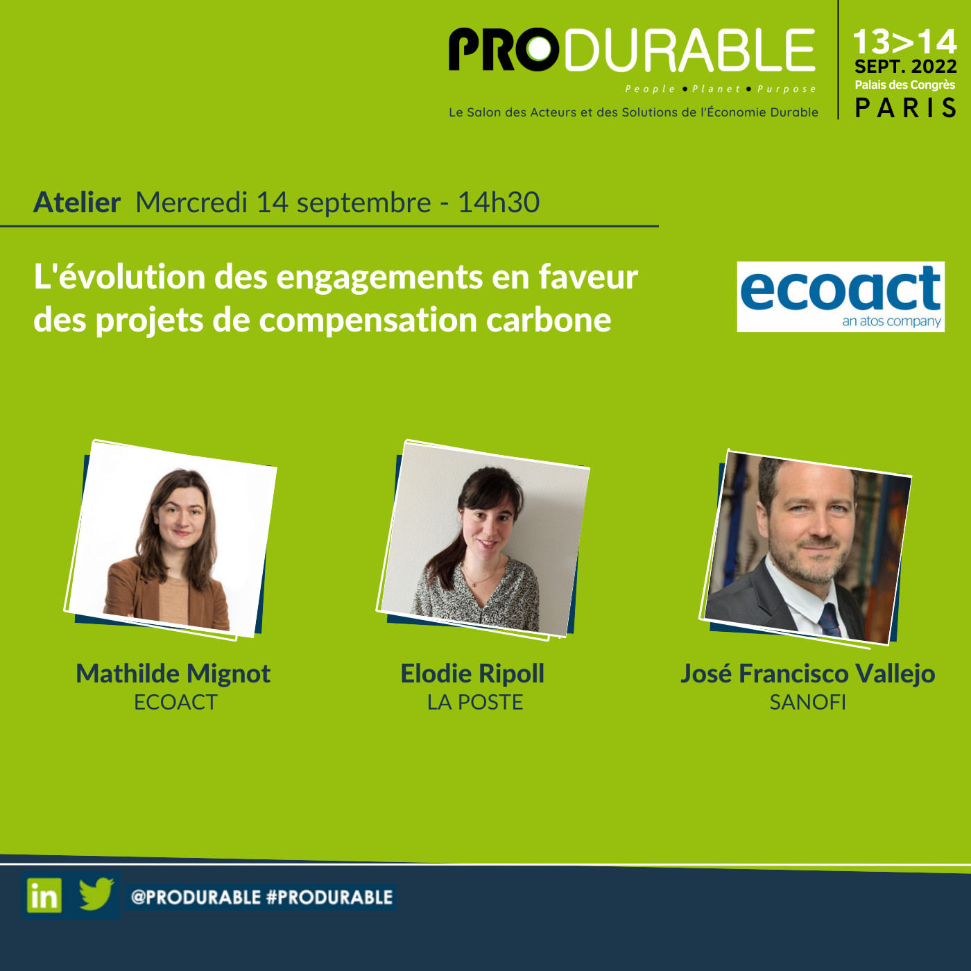 Transition Energie / Climat - PRODURABLE 2022