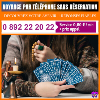 Voyance audiotel immédiate - 0892 22 20 22 cover