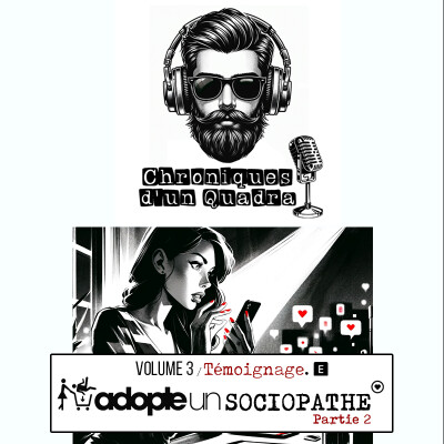 VOLUME 3 I Témoignage I Adopte un sociopathe, Partie 2 cover