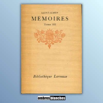 Classiques au détail → Saint-Simon, Mémoires : Le Comte de Toulouse cover