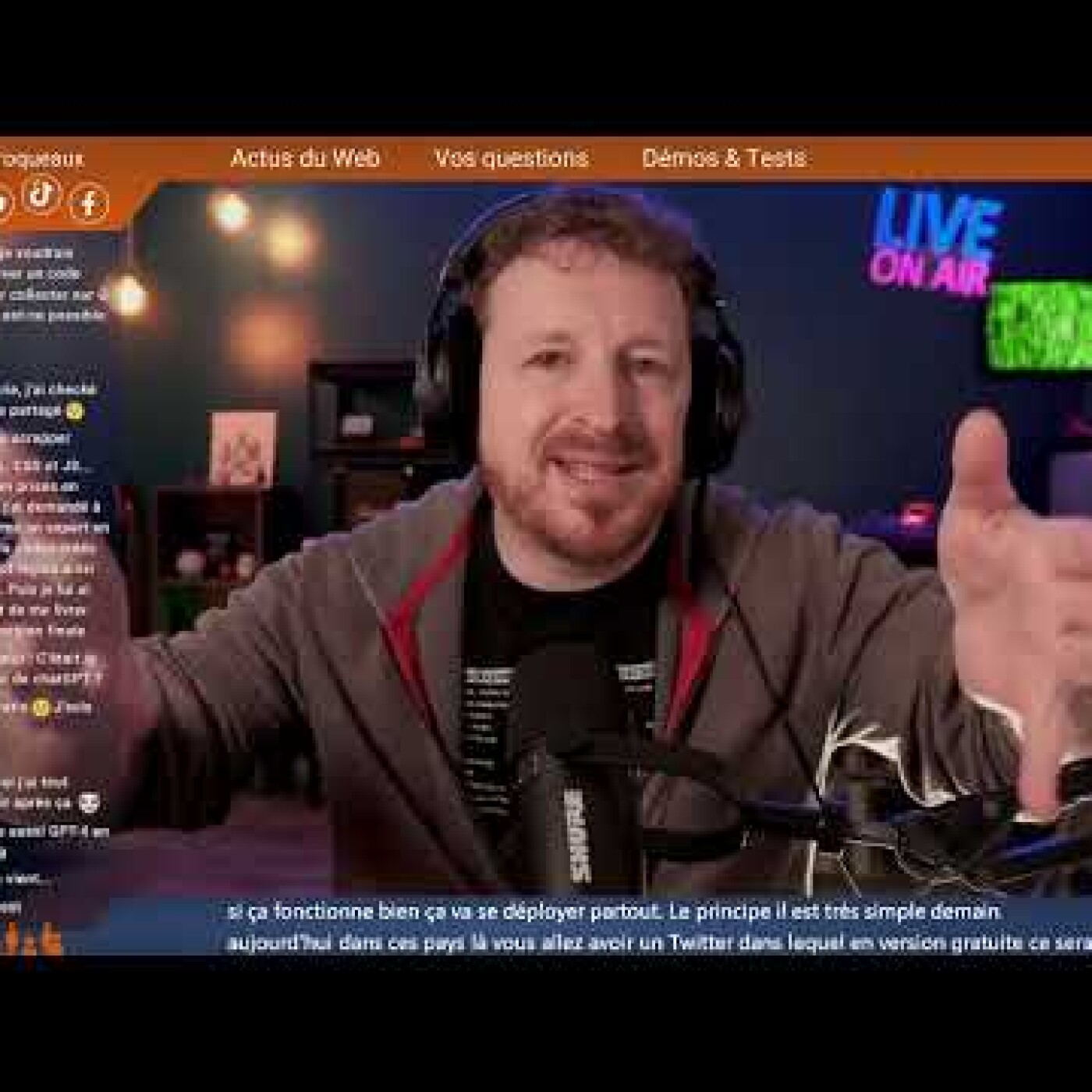 Twitter payant, LinkedIn down, Waalaxy, Robots flics, Erreur SEO, Main bionique [Live du 19/10] episode artwork