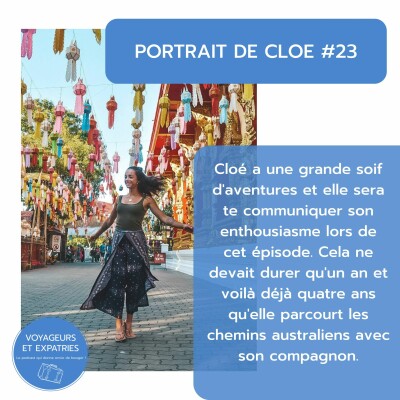 Portrait #23 - Cloé, en voyage en Australie cover