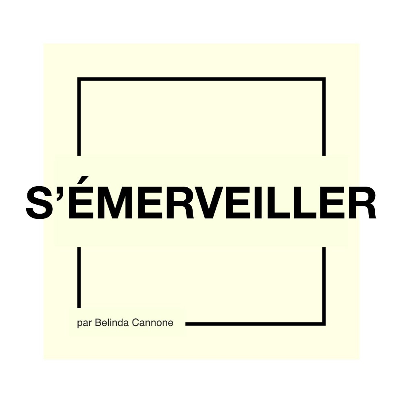 S'émerveiller - Belinda Cannone x Les Mots