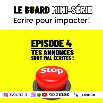 Mini-série - Ecrire pour impacter - E4 💩 Tes annonces sont mal écrites! cover