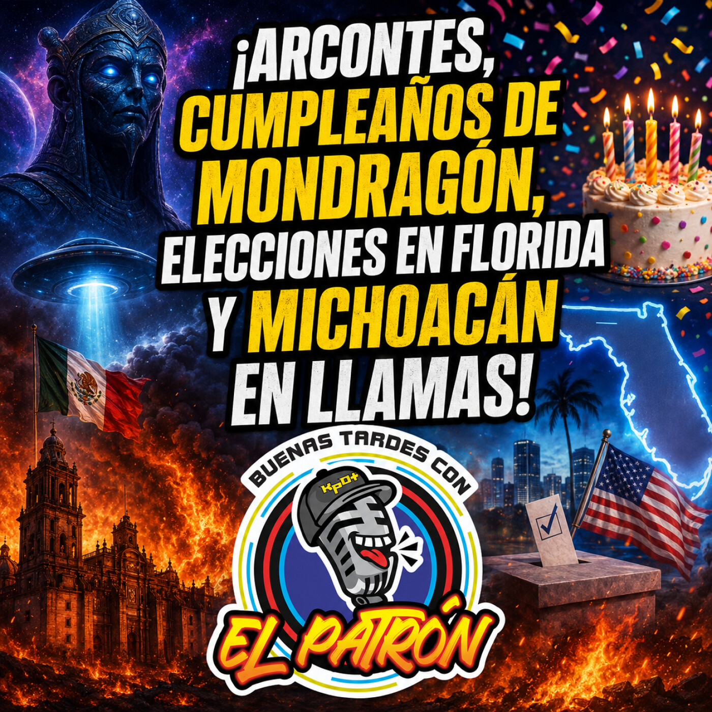¡Arcontes, cumpleaños de Mondragón, elecciones en Florida y Michoacán en llamas!