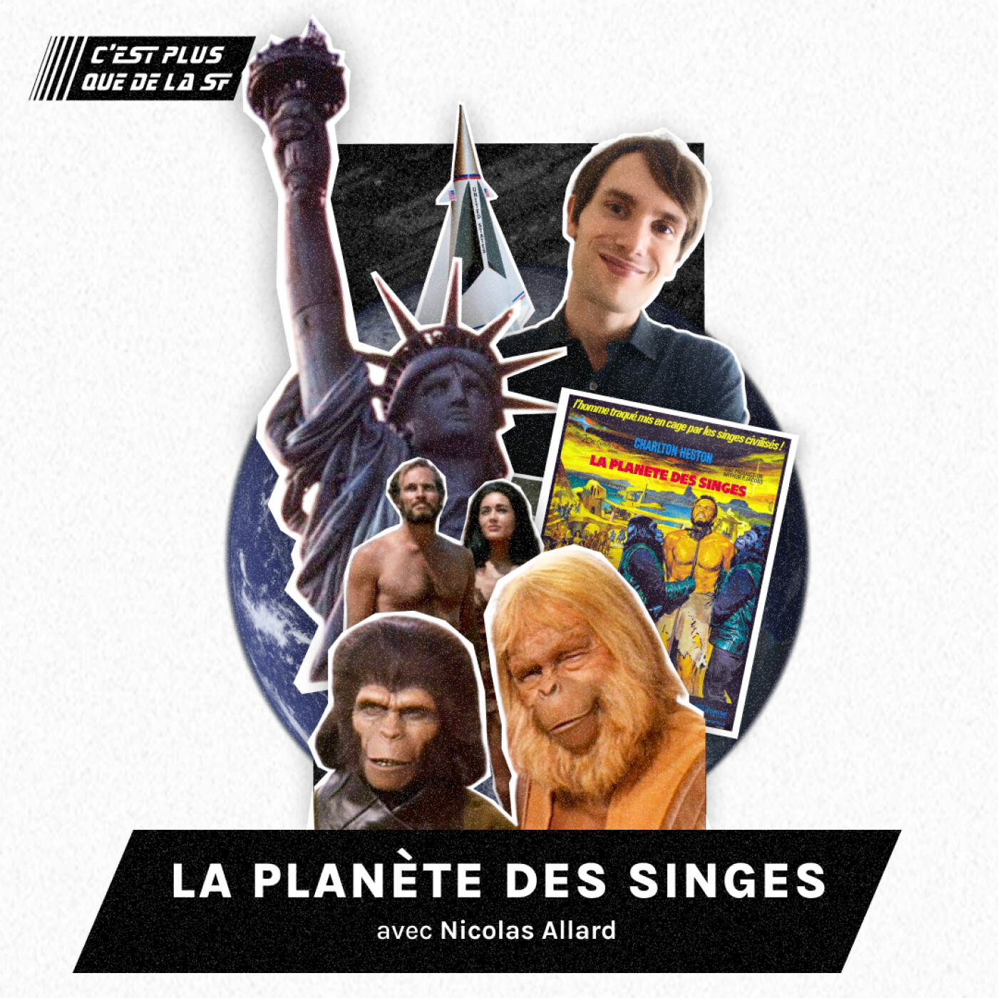 La Planète des Singes, un film plus marquant que le roman ? - Nicolas Allard #284