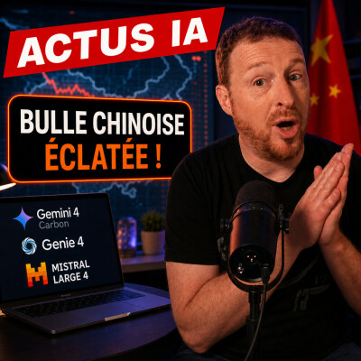 Gemini 4, Genie 4, Mistral 4, et la bulle de l'IA éclate en Chine. Comme par hasard... cover