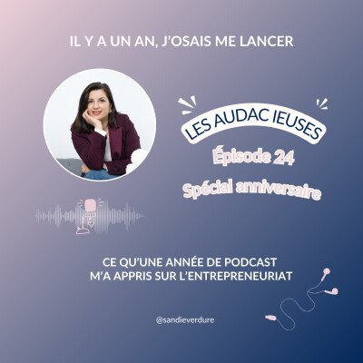 Un an de podcast… et aujourd’hui, c’est moi qui passe derrière le micro. cover