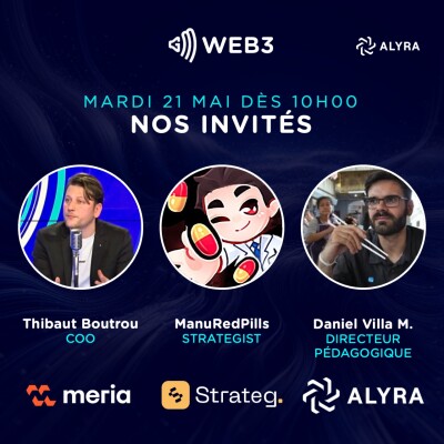 GM Web3 #57 - ManuRedPills et Thibaut Boutrou (Meria) cover
