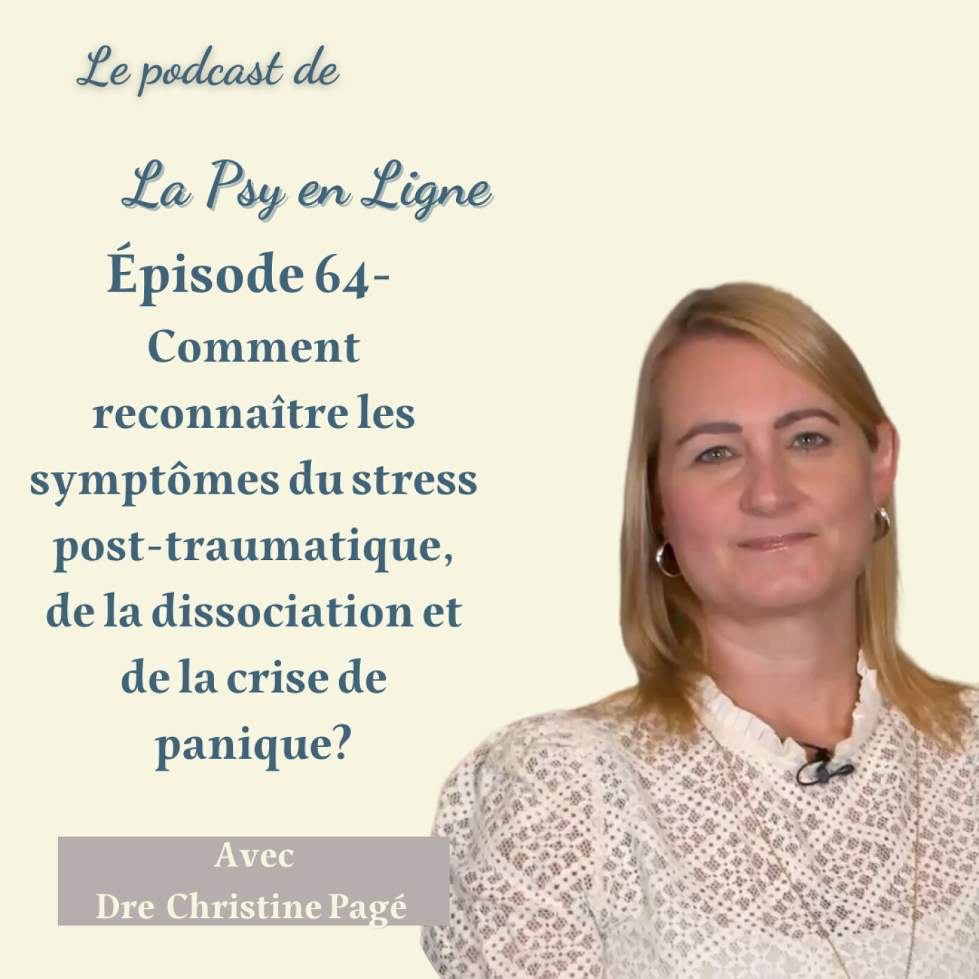 Le Podcast de la Psy en ligne- Psychologie et charge mentale