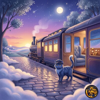 Histoire pour enfants : apaiser son esprit et s'endormir | Le train magique de la nuit cover