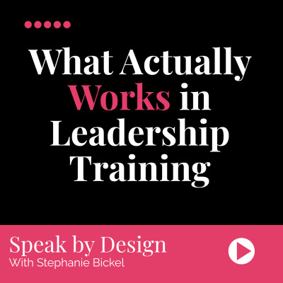 2026 - Studying Great Trainers Episode 4: Speak by Design's Golden Rules for Facilitation cover