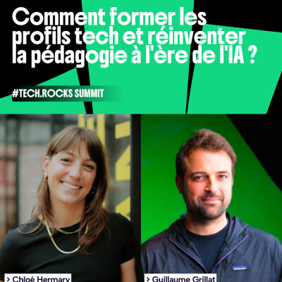 Comment former les profils tech et réinventer la pédagogie à l'ère de l'IA ? avec Chloé Hermary (Ada Tech School) #S08EP08 cover