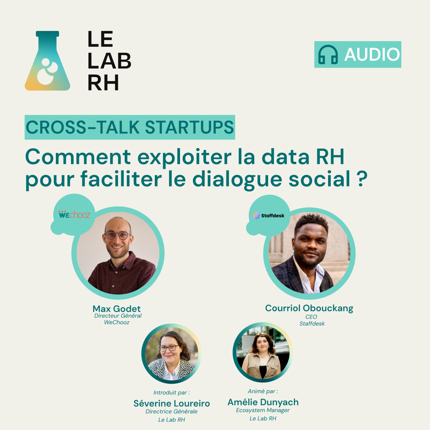 [Cross-Talk Startups] Comment exploiter la data RH pour faciliter le dialogue social ? episode artwork