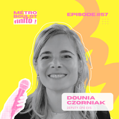 56. Entre chiffres et perceptions avec Dounia Czorniak, Deputy CPO chez EVS cover