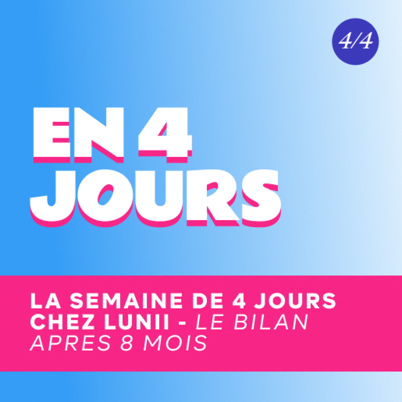4/4 - Semaine de 4 jours : le bilan après 8 mois d’expérimentation