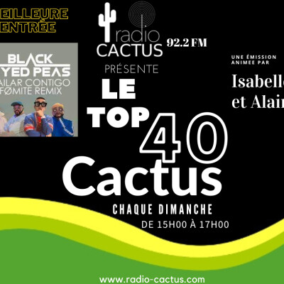 Top 40 Cactus du 09 juillet 2023. cover