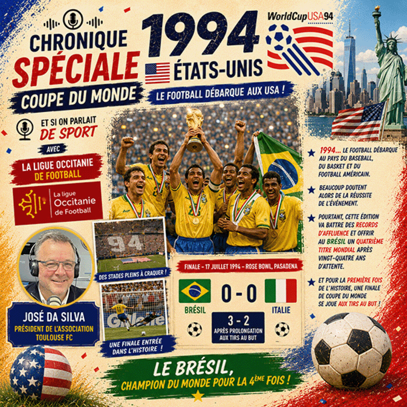 Chronique spéciale Coupe du Monde de Football N°15 - 1994 États-Unis episode artwork
