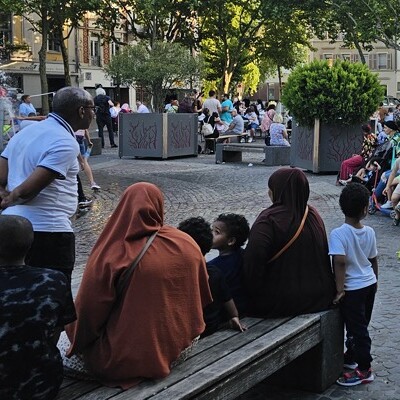 Les jeunes du centre Papin à l'écoute des mulhousiens place Franklin cover